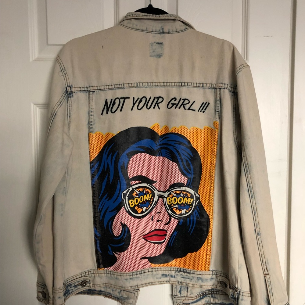 Vintage Acid Wash Jean Jacket